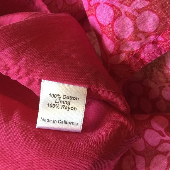 Lesley Evers Fuchsia Shift Dress 3/4 sleeves - Picture 4 of 5